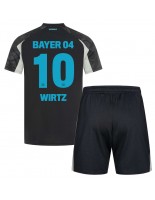 Otroške Nogometnih dresov Bayer Leverkusen Florian Wirtz #10 Tretji 2024-25 Kratki rokavi (+ hlače)